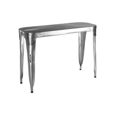 Silver Aerofoil Style Console Table | Avro