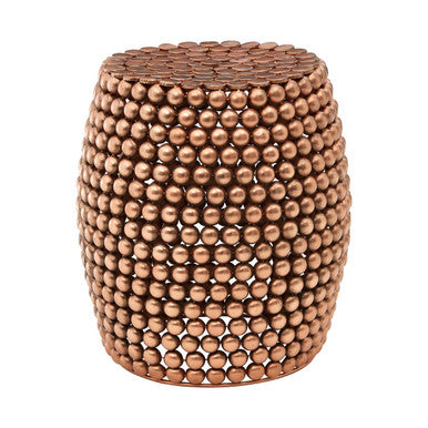 Copper Finish Barrel Stool | Templar