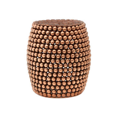 Copper Finish Barrel Stool | Templar