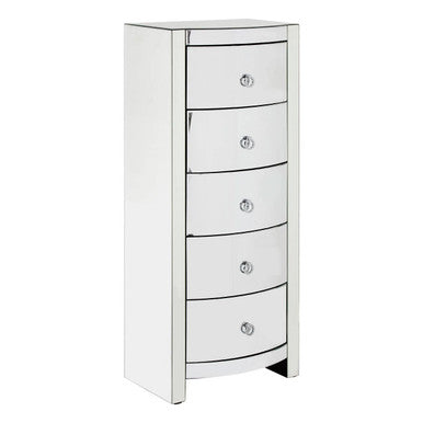 Curved Tall Boy Drawers | Verona