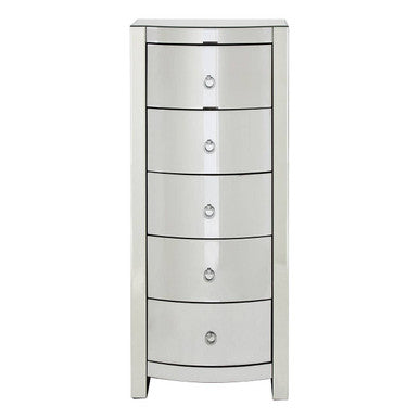 Curved Tall Boy Drawers | Verona