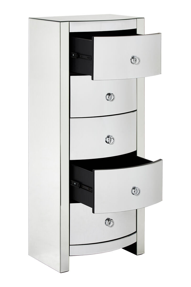 Curved Tall Boy Drawers | Verona