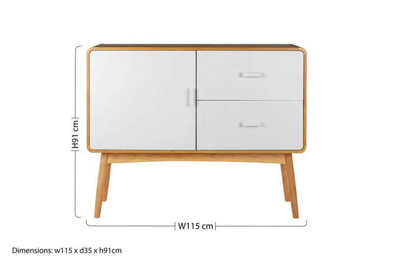 1 Door and 2 Drawers Sideboard | Malmo