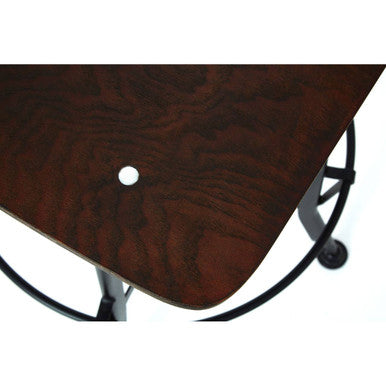 Adjustable Wooden Seat Bar Stool | New Foundry