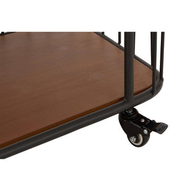 Wood and Metal 6 Tier Shelf Unit | New Foundry