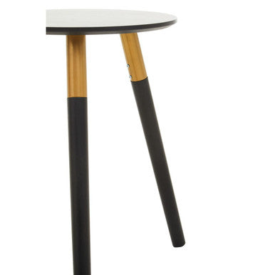 Black and Gold Round Side Table | Nostra