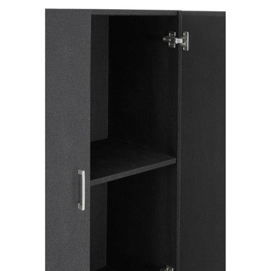 Black Faux Shark Skin Small Cabinet | Pacific