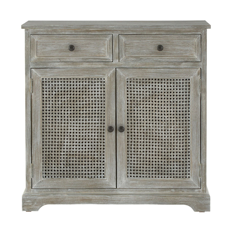Grey Wash Lattice Two Door Sideboard | Heritage