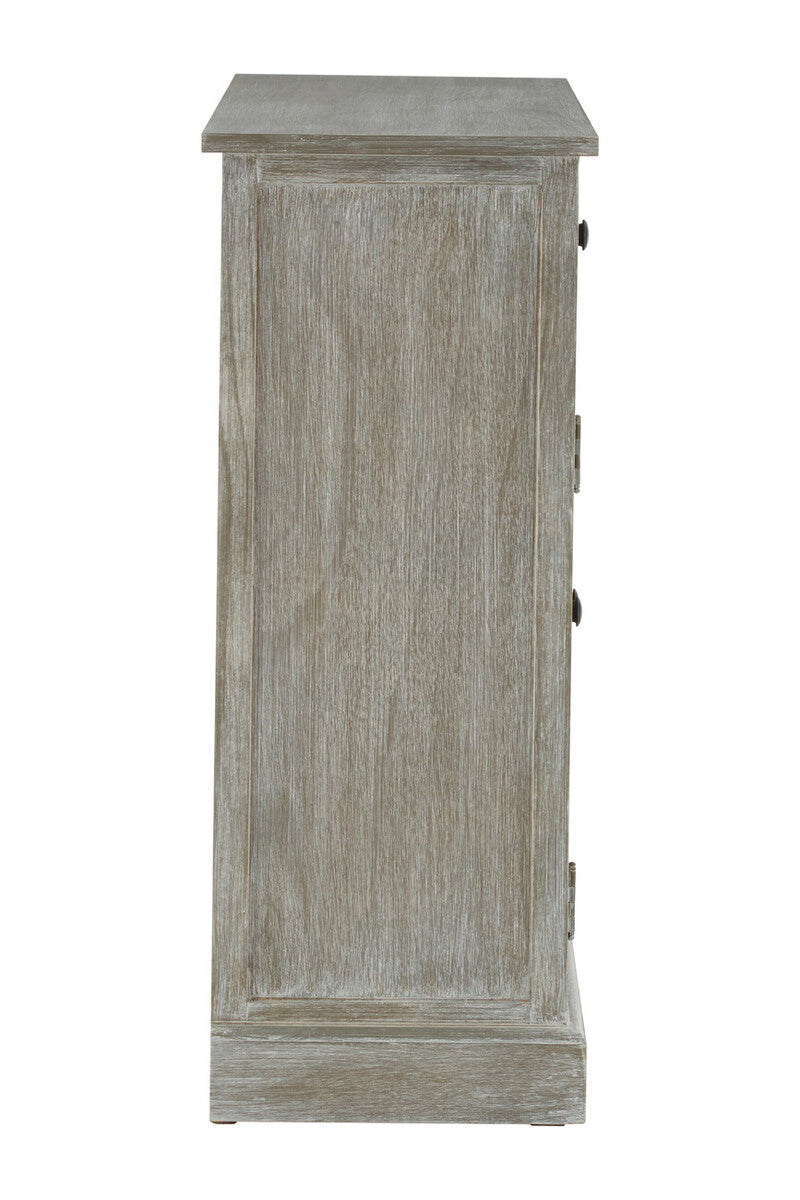 Grey Wash Lattice Two Door Sideboard | Heritage