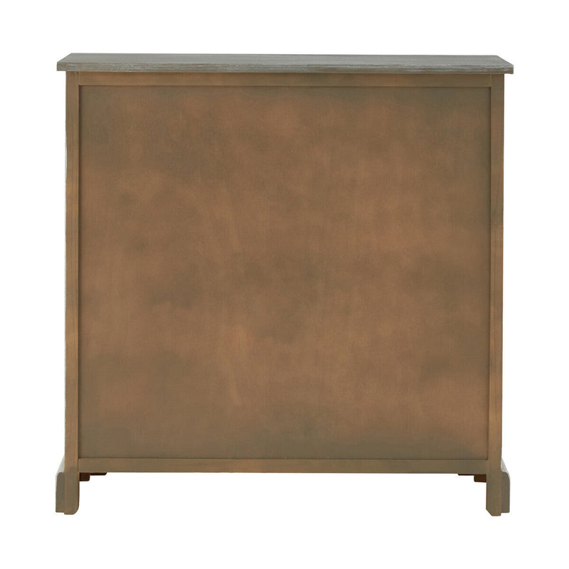 Grey Wash Lattice Two Door Sideboard | Heritage