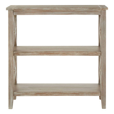 Natural Wash Two Shelf Bookcase | Heritage