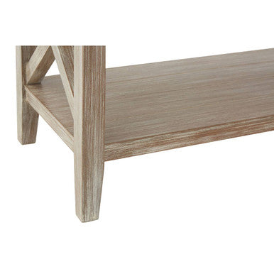 Natural Wash Two Shelf Bookcase | Heritage