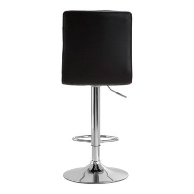 Black Faux Leather Bar Chair | Tavor