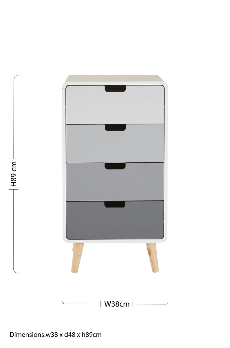 Chest of 4 Drawers | Milo