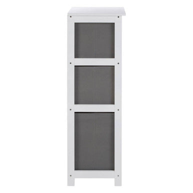 3 Grey Fabric Drawers Cabinet | Lindo