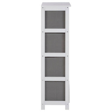 4 Grey Fabric Drawers Cabinet | Lindo