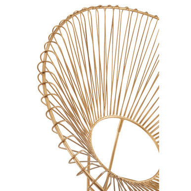 Gold Wire Frame Occasional Chair | Templar