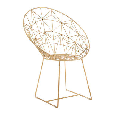 Gold Frame Occasional Chair | Templar
