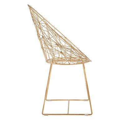 Gold Frame Occasional Chair | Templar