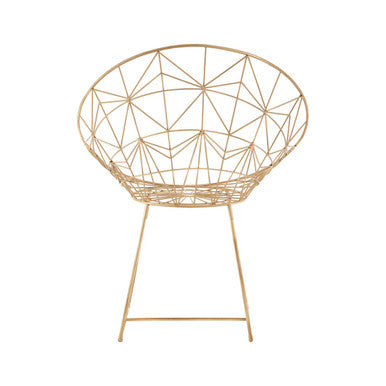 Gold Frame Occasional Chair | Templar