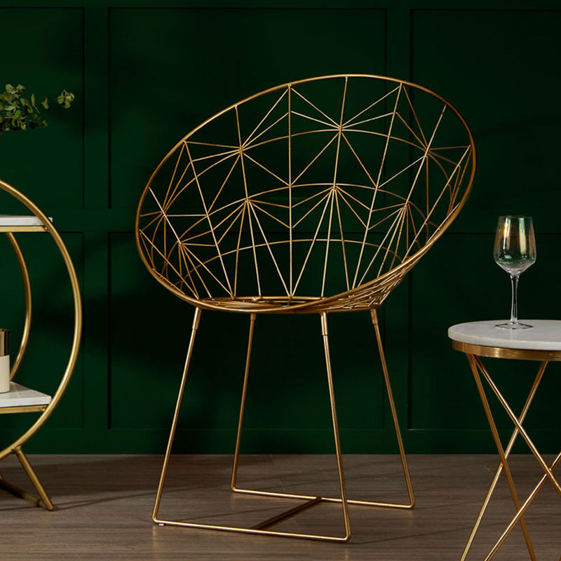 Gold Frame Occasional Chair | Templar