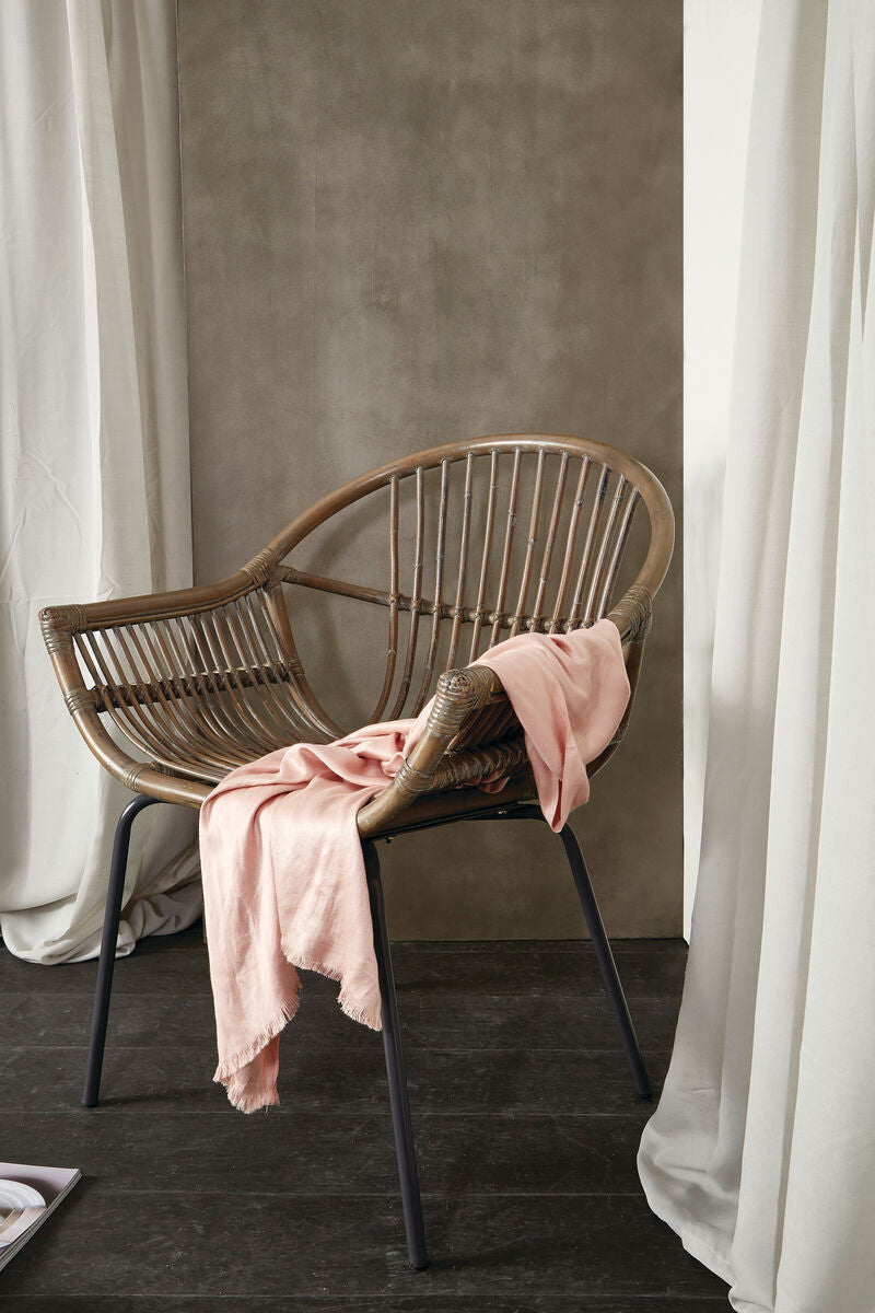 Grey Wash Natural Rattan Chair | Lagom