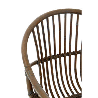 Grey Wash Natural Rattan Chair | Lagom