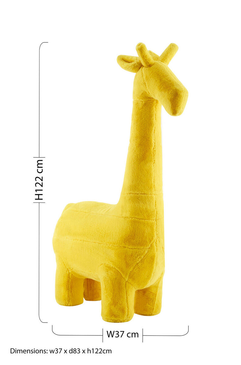 Kids Yellow Giraffe Animal Stool | Jungle Safari