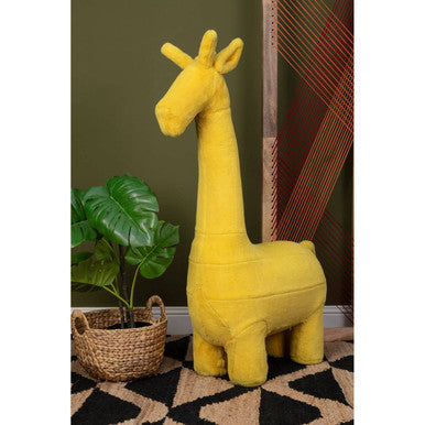 Kids Yellow Giraffe Animal Stool | Jungle Safari