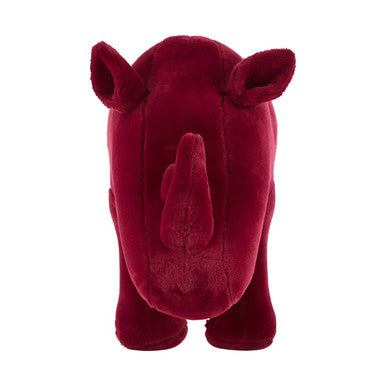 Kids Maroon Rhino Animal Stool | Jungle Safari