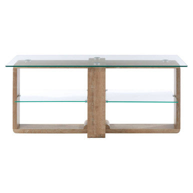 2 Tier Glass Media Unit | Barton