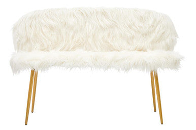 Sofa with Gold Finish Legs | Sienna