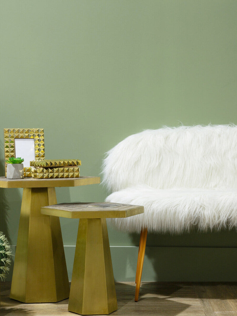 Sofa with Gold Finish Legs | Sienna