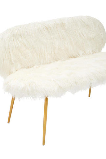 Sofa with Gold Finish Legs | Sienna