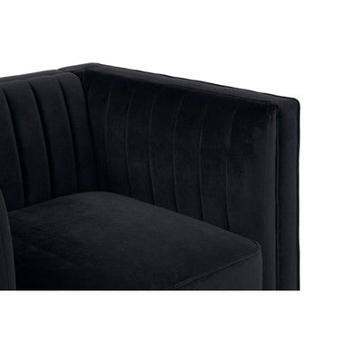 Black Velvet Chair | Farah