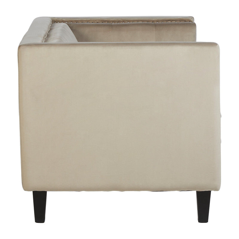 2 Seater Mink Velvet Sofa | Felisa
