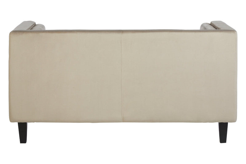 2 Seater Mink Velvet Sofa | Felisa