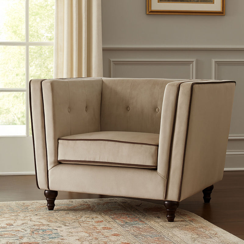 Mink Velvet Chair | Ferris
