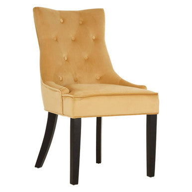 Ochre Velvet Dining Chair | Daxton