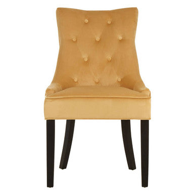 Ochre Velvet Dining Chair | Daxton