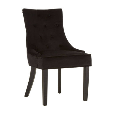 Black Velvet Dining Chair | Daxton