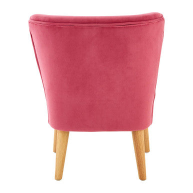 Pink Velvet Kids Chair | Mia