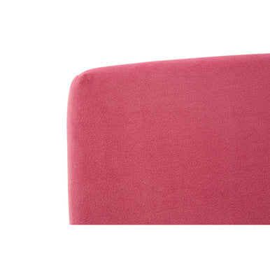 Pink Velvet Kids Ottoman | Mia
