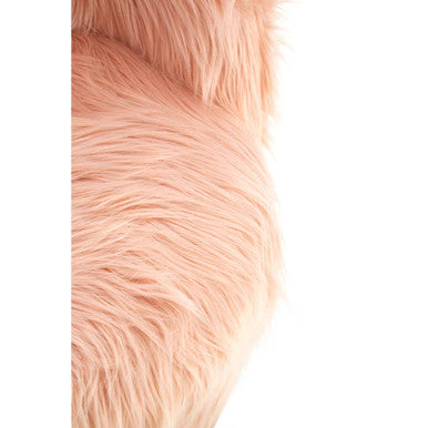 Pink Faux Fur Chair | Kids