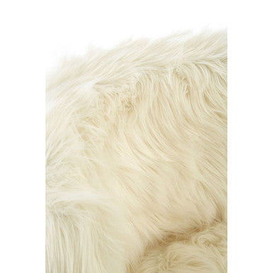White Faux Fur Chair | Kids