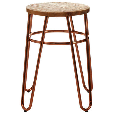 Rose Gold Hairpin Stool | District