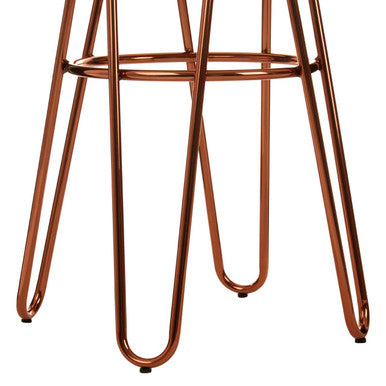 Rose Gold Hairpin Stool | District