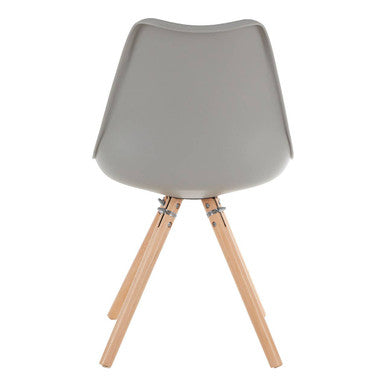 Grey Padded Seat Dining Chair | Stockholm
