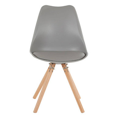 Grey Padded Seat Dining Chair | Stockholm