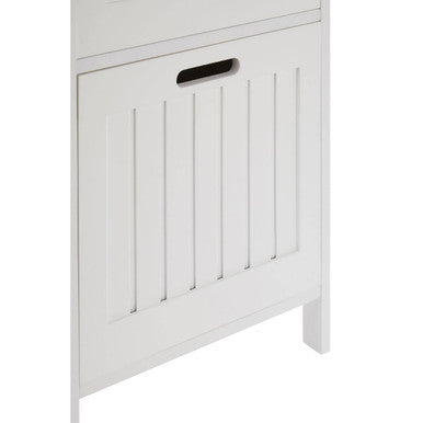 White Wood 2 Drawer Cabinet | Salon